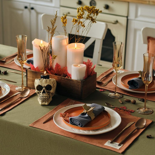 Скатерть Этель Kitchen 150×250 см, цвет зелёный, 100% хл, саржа 220 г/м²