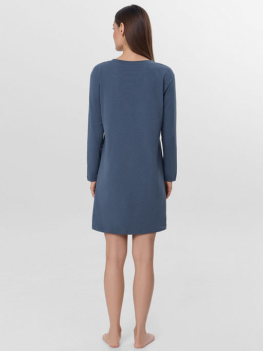 Платье женское домашнее с надписью Blah blah - Mark formelle фото 2