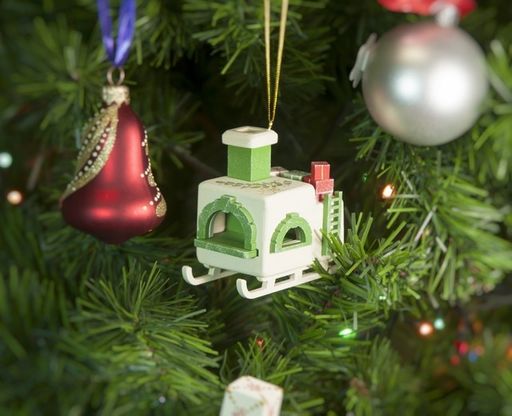 Елочные игрушки: Печка Русская 1013 Green