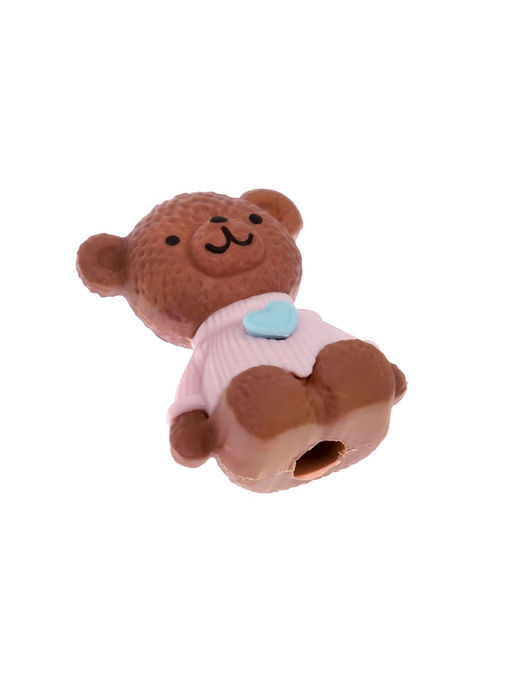 Цена за 5 шт. Ластик фигурный «Мишка», МИКС