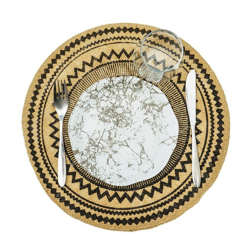 Цена за 12 шт. Салфетка сервировочная на стол Африка, 3838 см, цвет чёрный - Simaland фото 8