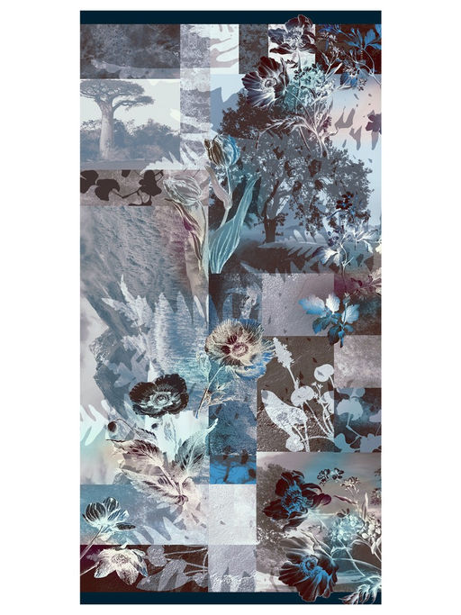 Палантин жен. шерсть+шелк 95х200 JG43-8530-12 - Eleganzza фото 5