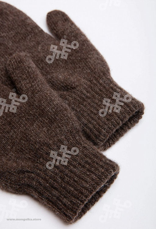 Шерстяные варежки (арт. 04183) - Mongolka фото 2