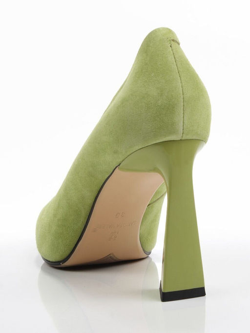 06-S3-7041 LT.GREEN Туфли женские (натуральная замша)