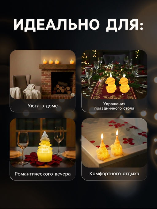 Цена за 12 шт. Светодиодная фигура «Снежинка» 7×8.5×8 см, пластик, от батареек AG13×3, свечение тёплое белое