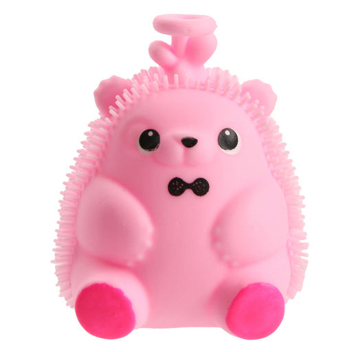 Цена за 9 шт. Мяч детский резиновый ёжка световой «Ёжик», цвета МИКС, в шоубоксе