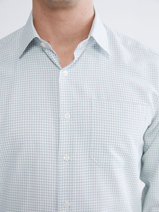 Ekose Desenli Regular Fit Erkek G?mlek