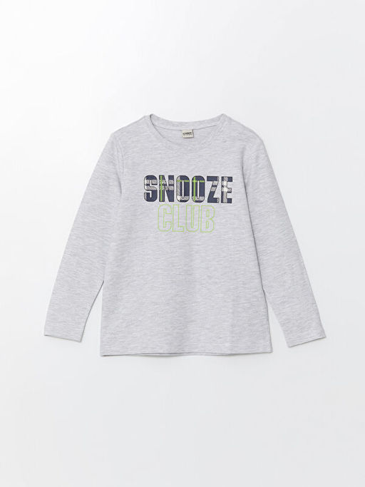 Bisiklet Yaka Erkek ?ocuk Pijama Tak?m?