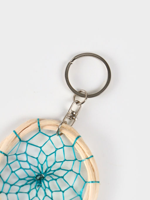 Брелок «Ловец снов», 17 см, бирюзовый