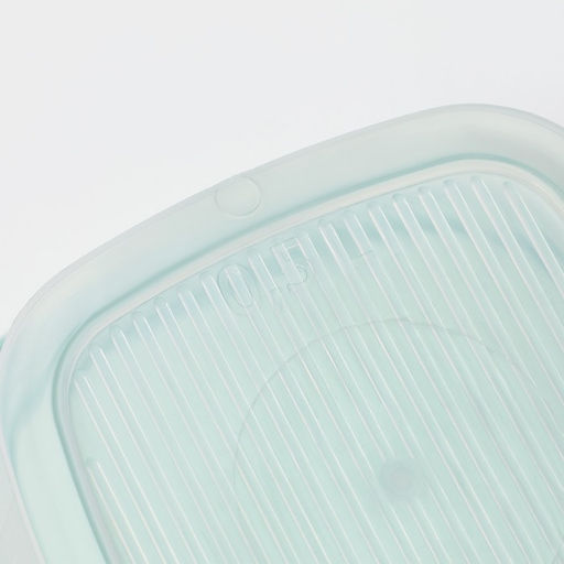 Набор контейнеров квадратных SparkPlast BioFresh, 3 шт.: 0.23 л, 0.5 л, 0.9 л, прозрачный, крышка МИКС