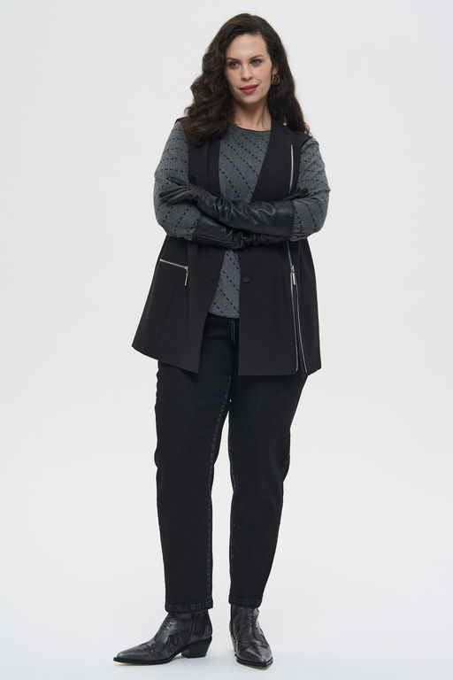 Джемпер Диагонали серый - Intikoma фото 8