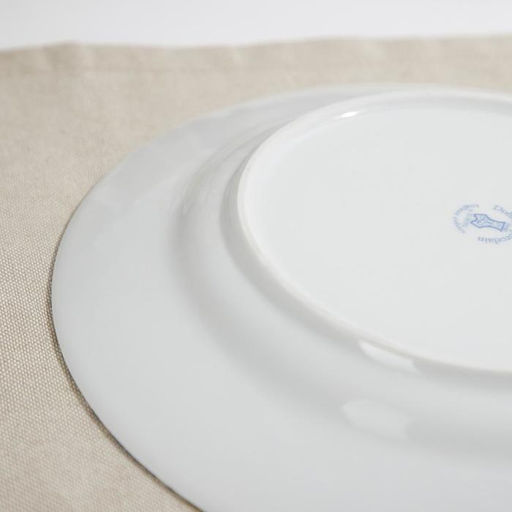 Тарелка Добрушский завод «Беатриче», d=24 см, фарфор, синяя