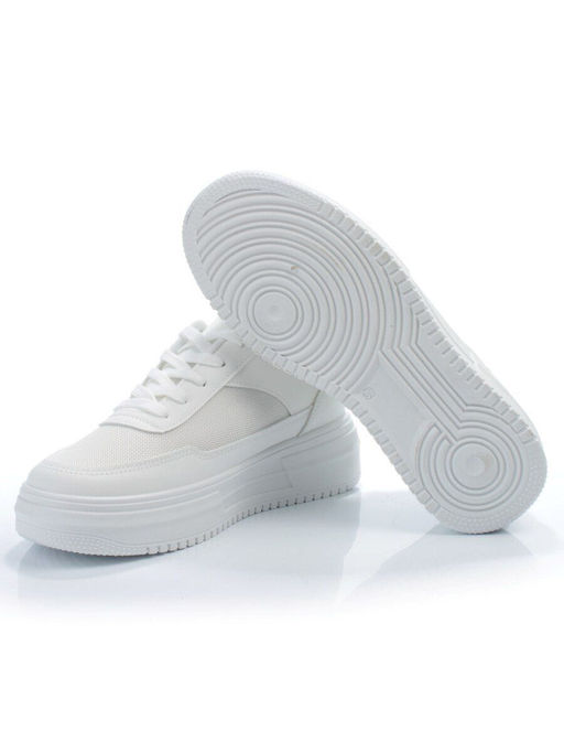 05-6180-36 WHITE Кроссовки женские (искусственные материалы) - No name фото 15