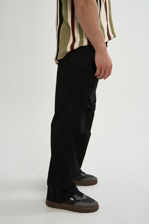 Брюки текстильные Черный KAI Woven Casual Pants - Anta фото 5