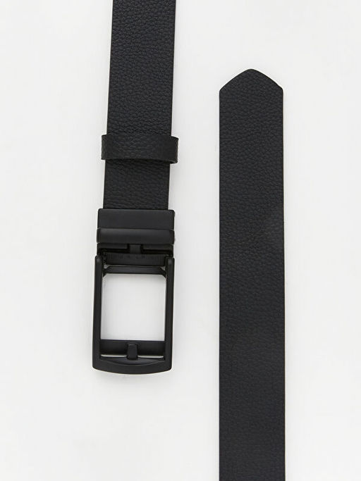 Deri G?r?n?ml? Erkek Kemer