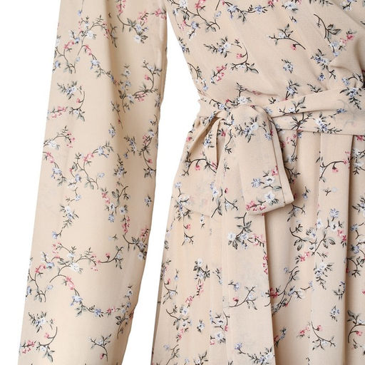 Платье женское короткое MIST plus-size, бежевое, размер 52