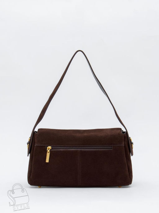 Сумка женская кожаная 1103M coffee Polina&Eiterou