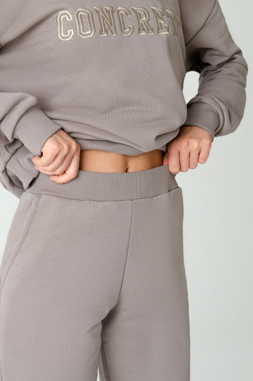 Арт. 2520/1 Костюм с брюками женский 44-52 (5 шт) Цвет:верх- бежевый, низ- бежевый