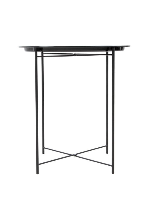 Столик журнальный, поднос чёрный