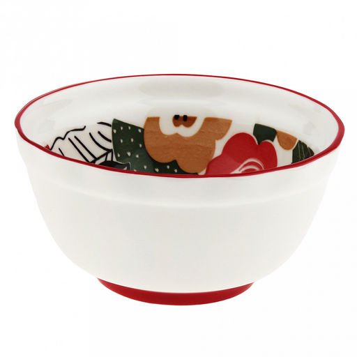 "Кармен" Пиала фарфоровая 380мл, д12,5х6,4см, с деколью, отводка (Китай)