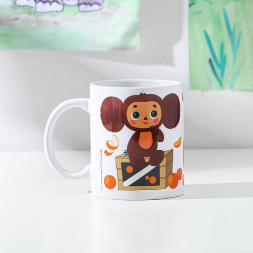 Кружка Чебурашка, 375 мл, d=8 см, h=10 см, керамика - Simaland фото 4