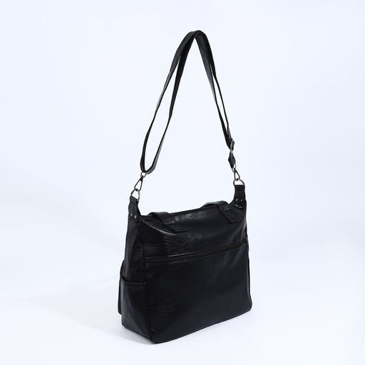 Сумка-тоут на молнии цвет чёрный - Simaland фото 2