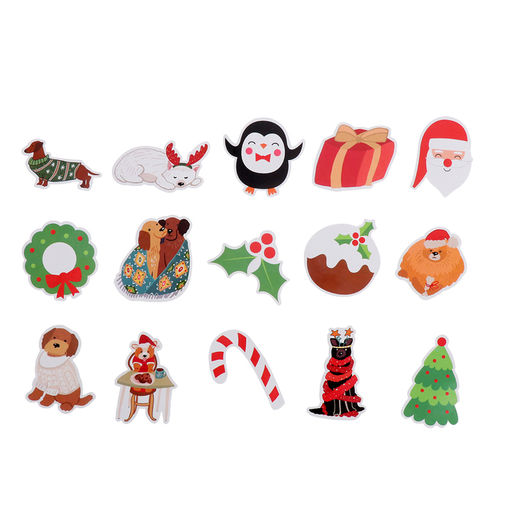 Игровой набор Новогодний сюрприз, с фигуркой, машинкой,15 наклеек, цвета МИКС