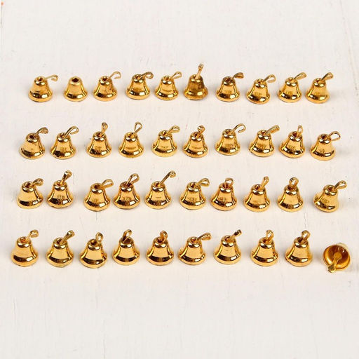 Колокольчик для рукоделия, набор 40 шт., размер 1 шт. — 0.6 см, золотой