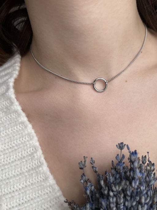 Колье - Серебряные крылья фото 2