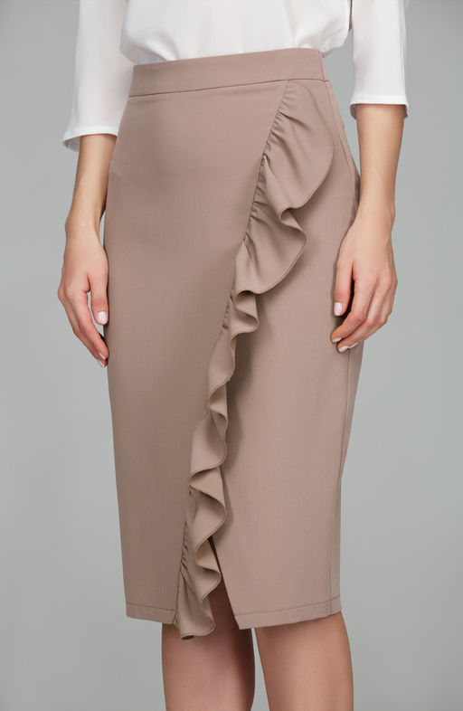 Юбка карандаш мокко - Donna saggia фото 3