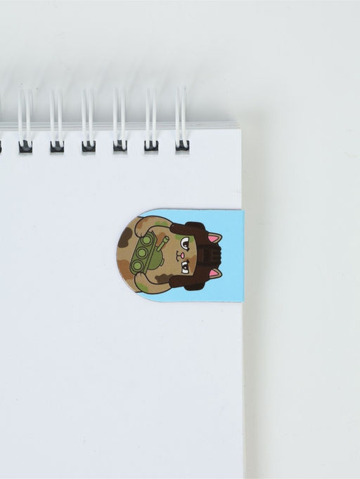 Цена за 2 шт. Закладки магнитные для книг, 6 шт "С 23 февраля"