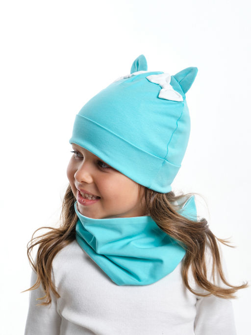 Комплект (шапка+снуд) UD 3026 красный - Mini maxi фото 5