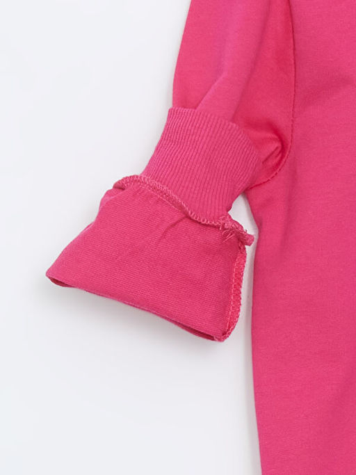 Bisiklet Yaka Bask?l? K?z Bebek Sweatshirt - Waikiki фото 2