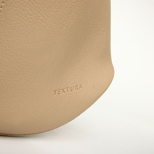 Сумка - мешок женская TEXTURA, на магните, с косметичкой, 36×10×27 см, бежевая