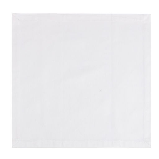 Набор салфеток с декоративными кольцами White pleasure, 40×40 см - 2 шт., 100% хлопок, саржа 190 г/м²