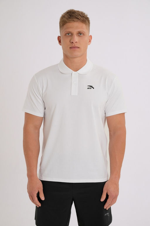 Поло Белый CAMPUS SS Polo - Anta фото 2