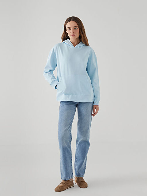 Oversize Kad?n Hoodie