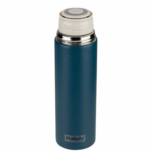 Набор: термос + ТЕРМОкружки FESTA, 0,5 л (3 кружки), синий арт.106055 - Mallony фото 4