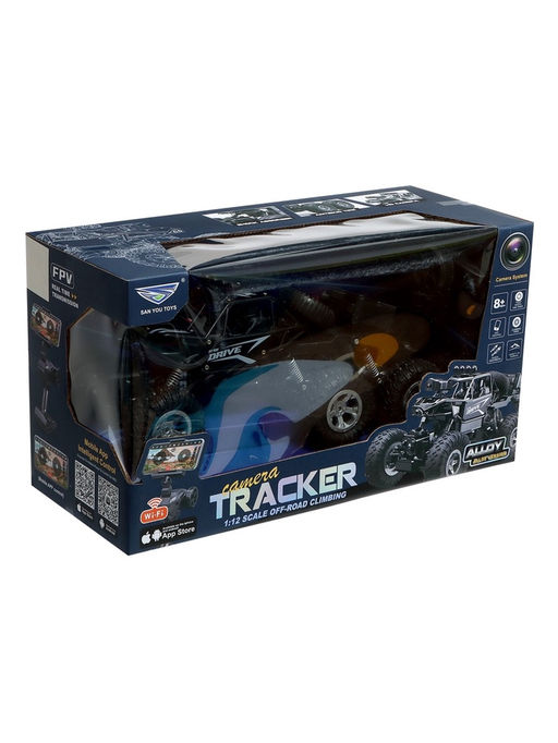 Машинка на пульте управления Вездеход с камерой, полный привод, Wi-fi, элементы из металла, цвет черный - Simaland фото 10