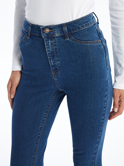 Straight Fit Kad?n Jean Pantolon