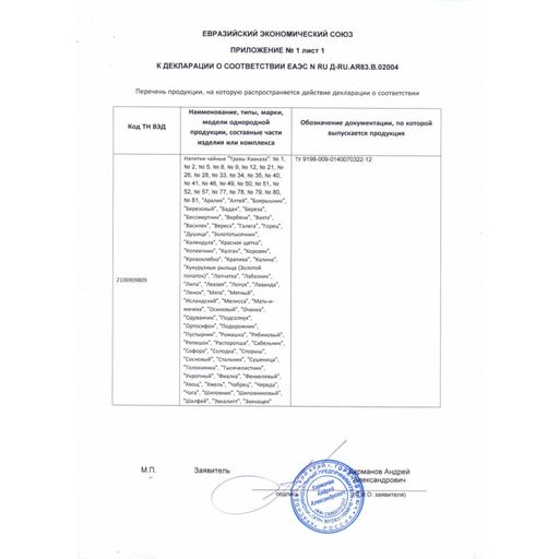 Сбор № 9 При гепатите, холецистите, дискинезии желчных путей 200 гр.