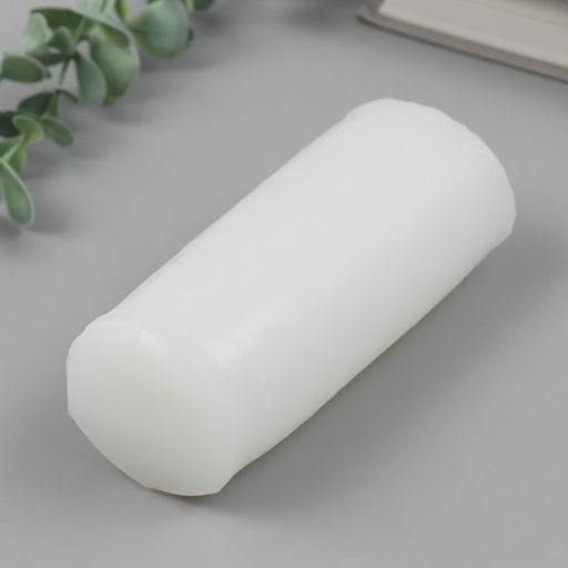 Молд силикононовый «Цилиндр. Полоски вертикальные» 5,5 х 5,5 х 12,3 см