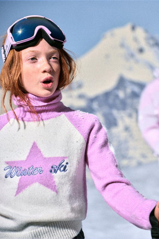 COLOUR BLOCK KNIT JUMPER SKI COLLECTION - Zara фото 6