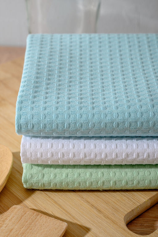 Набор вафельных полотенец в подарочной упаковке