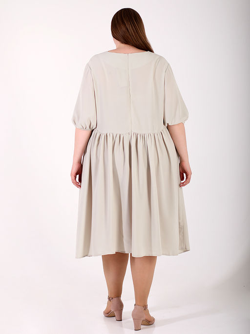 Платье светло-бежевое - Almond фото 4