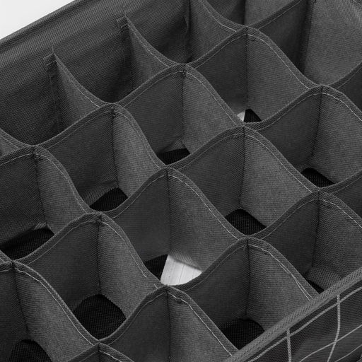 Органайзер для хранения белья Доляна Кло, 24 ячейки, 383012 см, чёрный фото 5