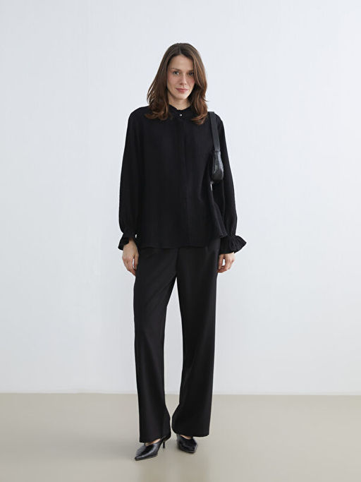 F?rf?rl? Hakim Yaka Dokulu Kad?n G?mlek