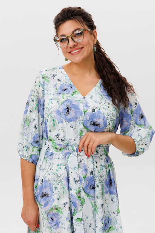 Платье ANELLI 1605 льняное утро  фото 3