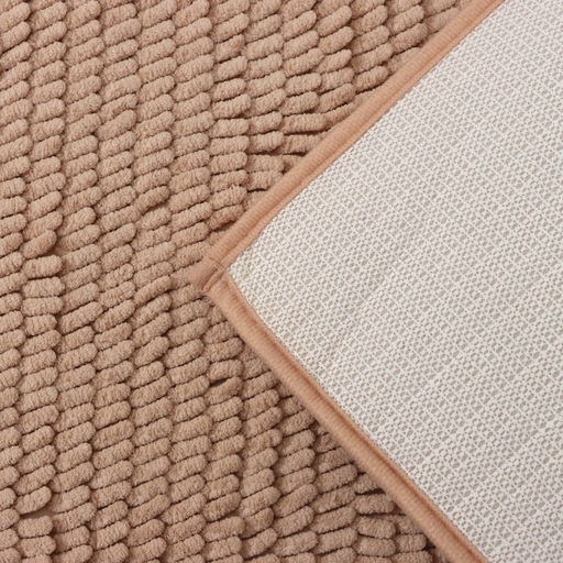 Коврик для дома Доляна Букли длинные, 50?80 см, цвет бежевый, длина букли 2 см фото 5