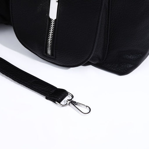 Сумка-тоут на молнии, 3 наружных кармана, цвет чёрный - Simaland фото 6